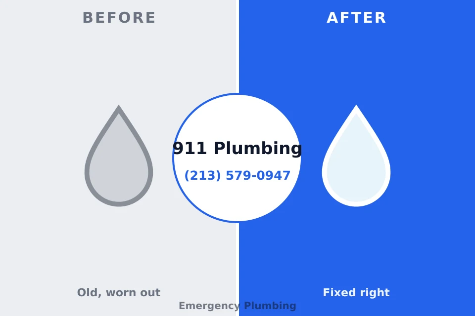 Before and after: plumbing company Riner, VA